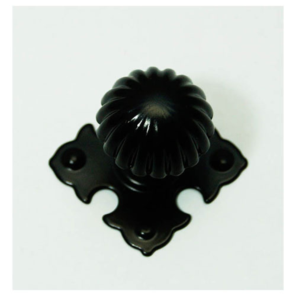 TIRADOR NEGRO 24 PLACA 90X30 REF.28