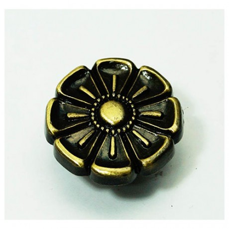 TIRADOR FLOR 0169 AB 28 BRONCE VIEJO