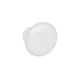 TIRADOR CERAMICO BLANCO CHICO 25MM LISO